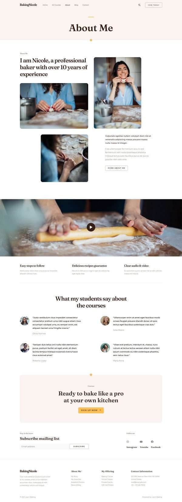 Teach Cooking Online Website for Culinary Experts